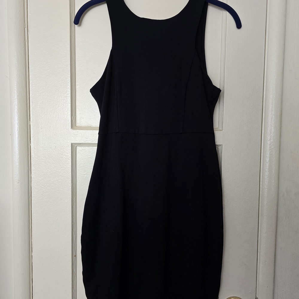 Lulu's Classic Black Mini Dress